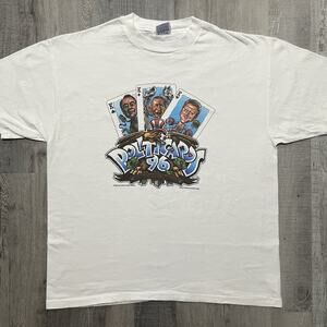 VTG Political Election T Shirt 1996 White Bill Clinton Al Gore Presidential XL